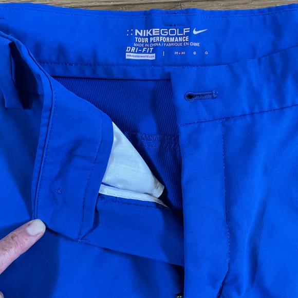 Women's Nike Golf Tour Pergormance Size 35x30 Pants, Cobalt Blue - Picture 7 of 10